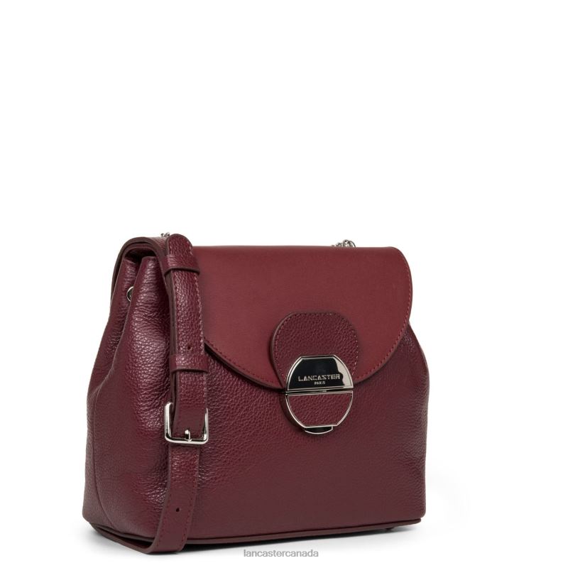 Women Crossbody Bag Pia 4J6H553 Bag Pourpre Lancaster Paris