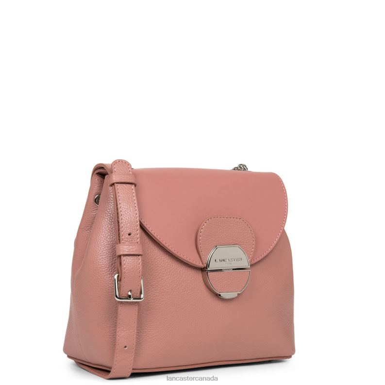 Women Crossbody Bag Pia 4J6H554 Bag Rose Cendre Lancaster Paris