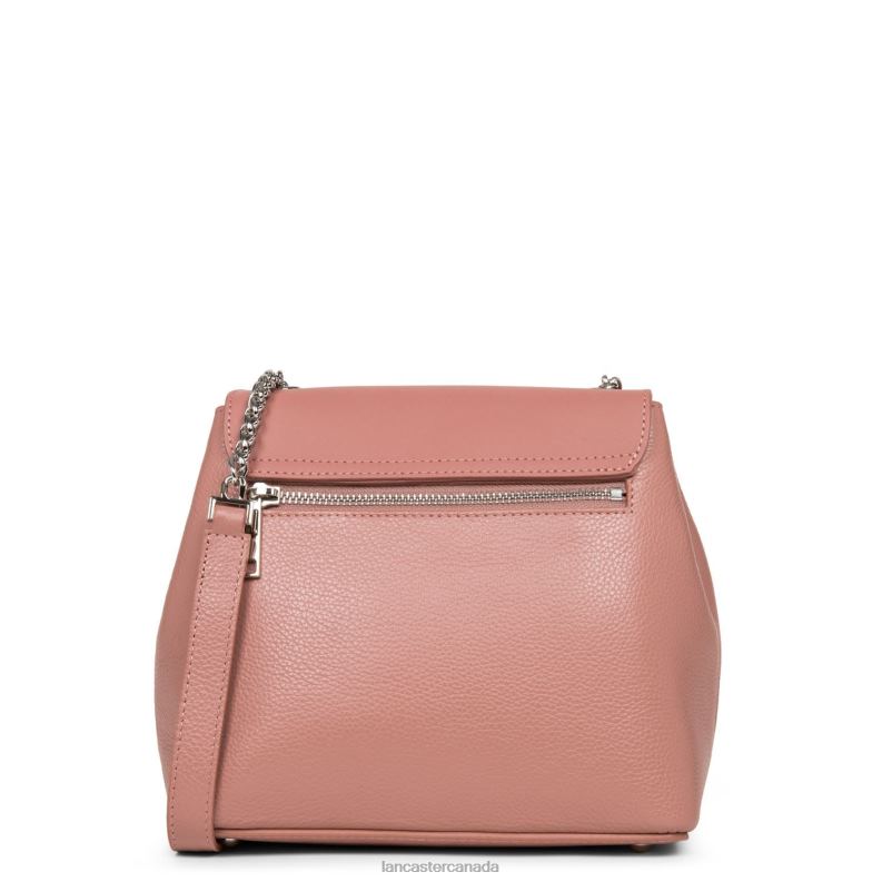 Women Crossbody Bag Pia 4J6H554 Bag Rose Cendre Lancaster Paris