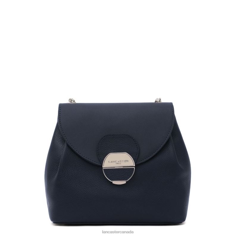 Women Crossbody Bag Pia 4J6H555 Bag Bleu Fonce Lancaster Paris