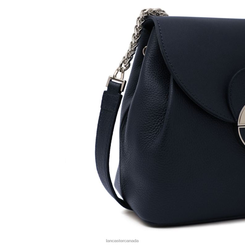 Women Crossbody Bag Pia 4J6H555 Bag Bleu Fonce Lancaster Paris
