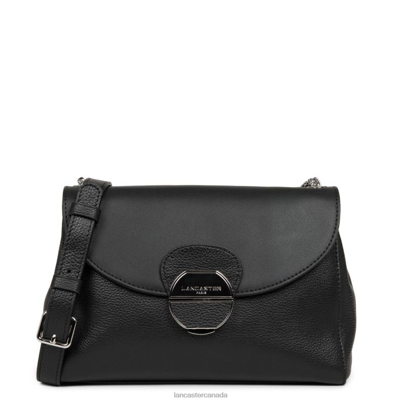 Women Crossbody Bag Pia Lightweight 4J6H563 Bag Noir Lancaster Paris