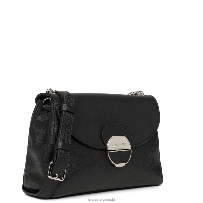 Women Crossbody Bag Pia Lightweight 4J6H563 Bag Noir Lancaster Paris