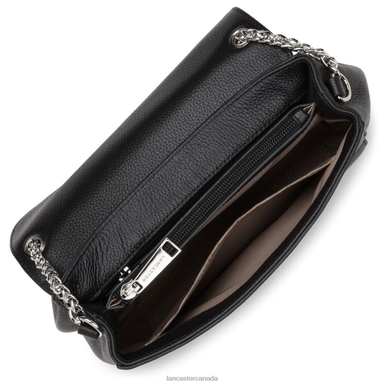 Women Crossbody Bag Pia Lightweight 4J6H563 Bag Noir Lancaster Paris