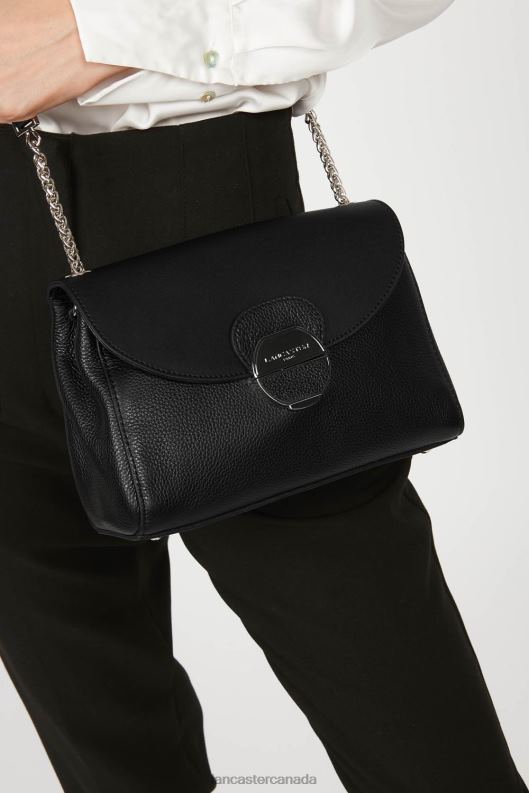 Women Crossbody Bag Pia Lightweight 4J6H563 Bag Noir Lancaster Paris