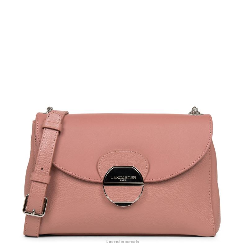 Women Crossbody Bag Pia Lightweight 4J6H573 Bag Rose Cendre Lancaster Paris