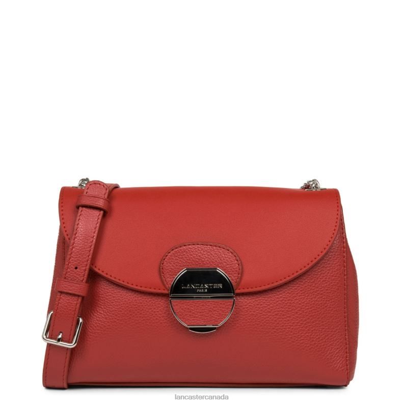 Women Crossbody Bag Pia Lightweight 4J6H574 Bag Rouge Lancaster Paris