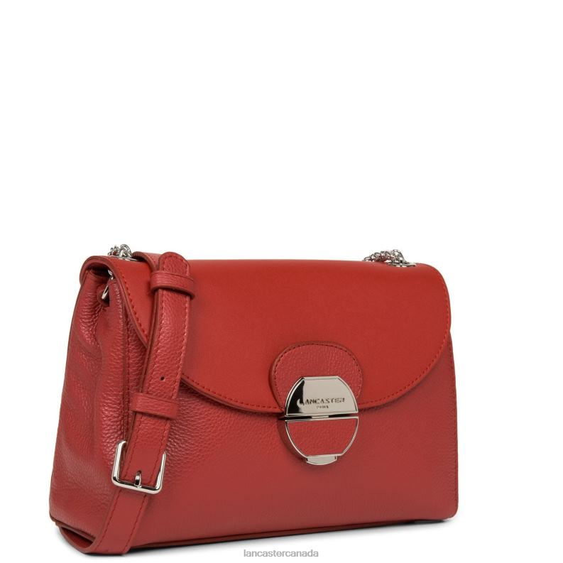 Women Crossbody Bag Pia Lightweight 4J6H574 Bag Rouge Lancaster Paris