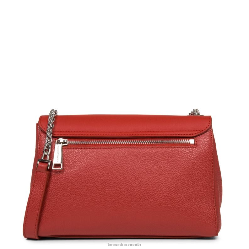 Women Crossbody Bag Pia Lightweight 4J6H574 Bag Rouge Lancaster Paris