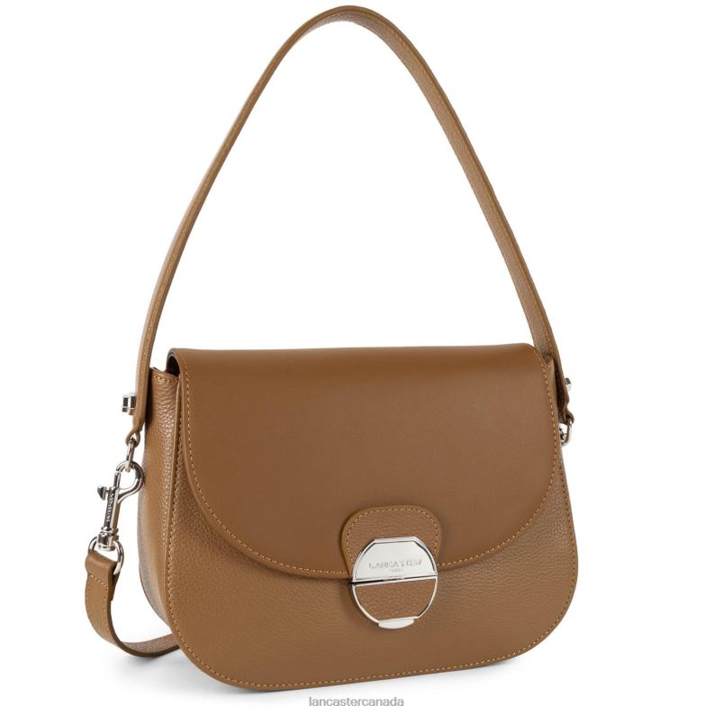 Women Crossbody Bag Pia New 4J6H1760 Bag Camel Lancaster Paris