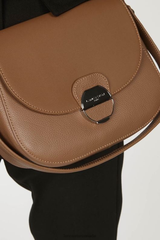 Women Crossbody Bag Pia New 4J6H1760 Bag Camel Lancaster Paris