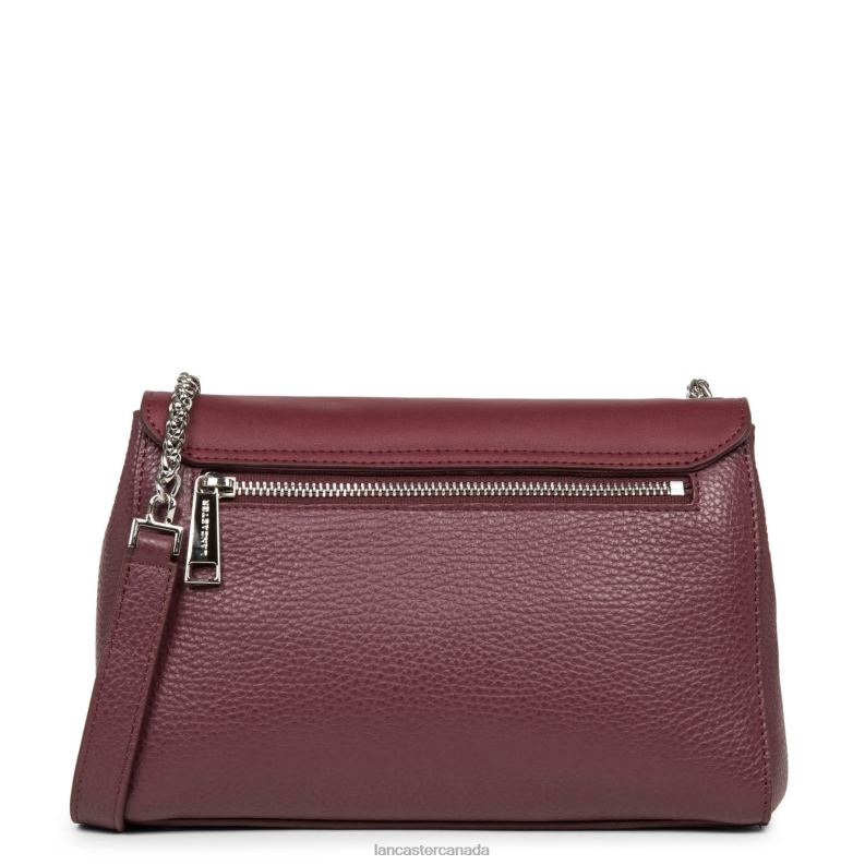Women Crossbody Bag Pia New 4J6H575 Bag Pourpre Lancaster Paris