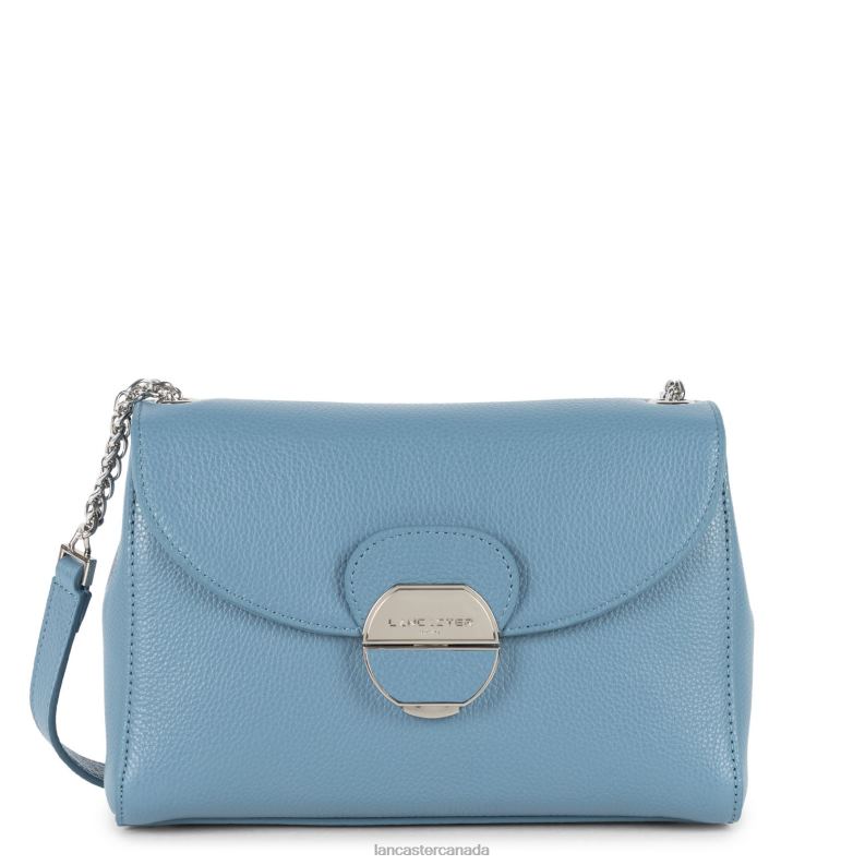 Women Crossbody Bag Pia New 4J6H580 Bag Bleu Stone Lancaster Paris