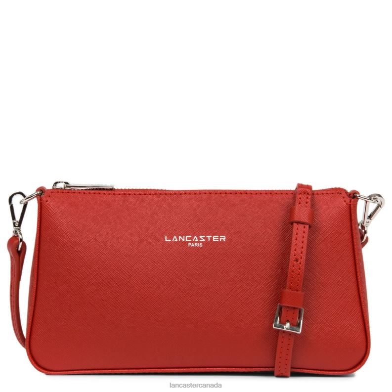 Women Crossbody Bag Saffiano Intemporel 4J6H1940 Bag Rouge Lancaster Paris