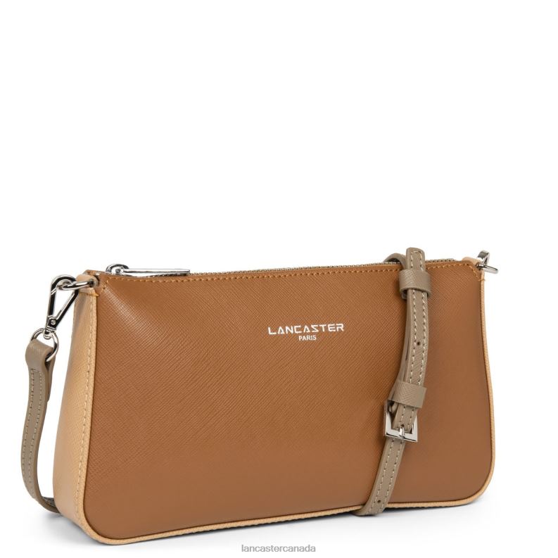 Women Crossbody Bag Saffiano Intemporel 4J6H1946 Bag Camel-Nude-Vison Lancaster Paris