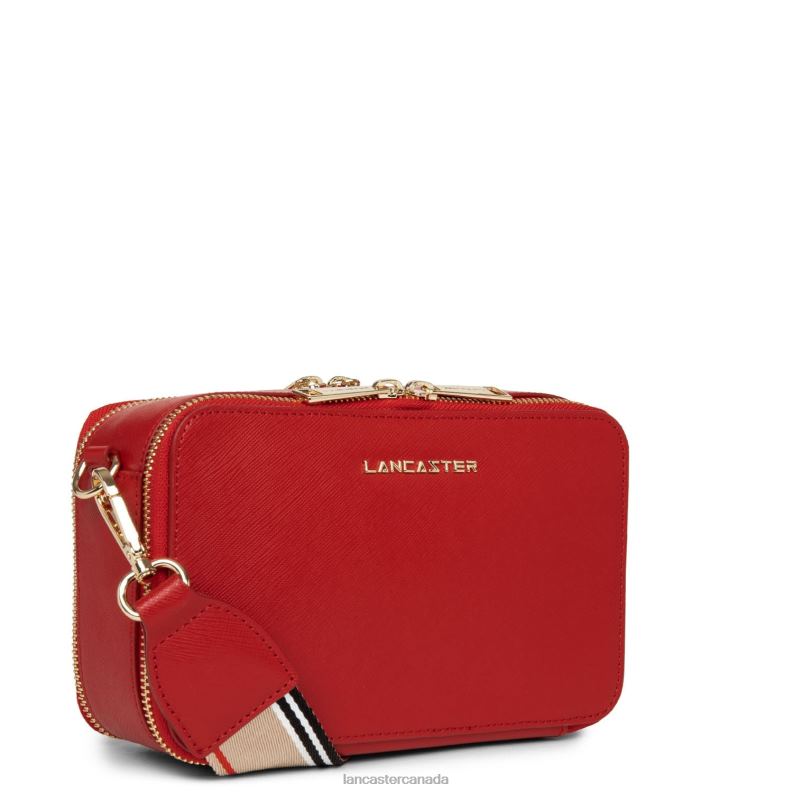 Women Crossbody Bag Saffiano Signature 4J6H2072 Bag Rouge Lancaster Paris