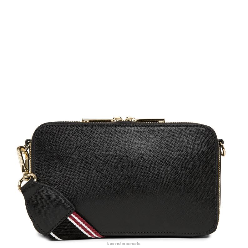 Women Crossbody Bag Saffiano Signature 4J6H2073 Bag Noir Lancaster Paris