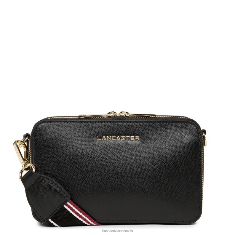 Women Crossbody Bag Saffiano Signature 4J6H2073 Bag Noir Lancaster Paris