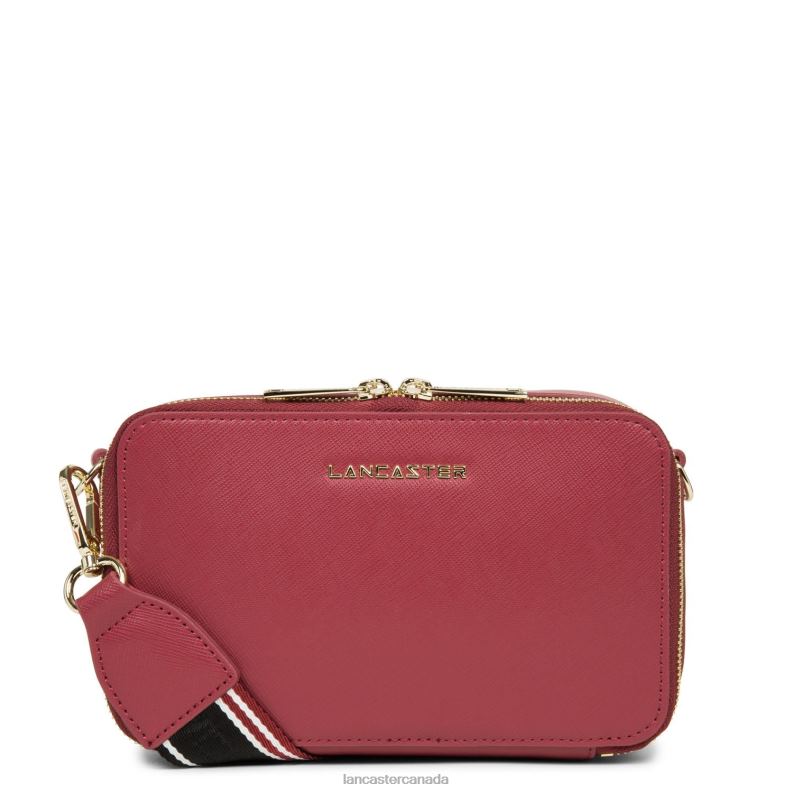 Women Crossbody Bag Saffiano Signature 4J6H2074 Bag Framboise Lancaster Paris