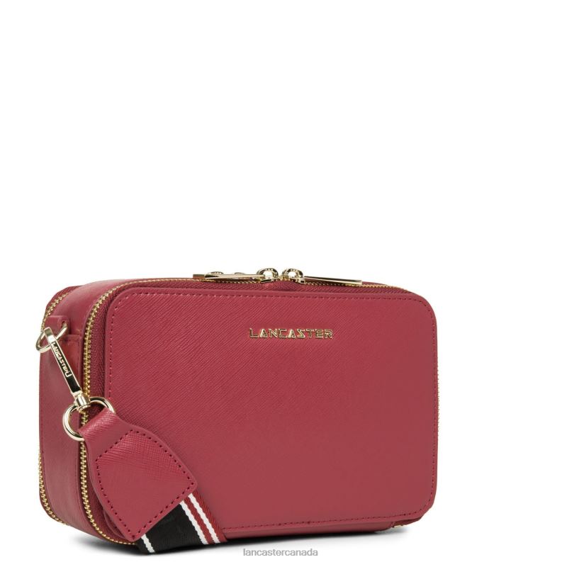 Women Crossbody Bag Saffiano Signature 4J6H2074 Bag Framboise Lancaster Paris