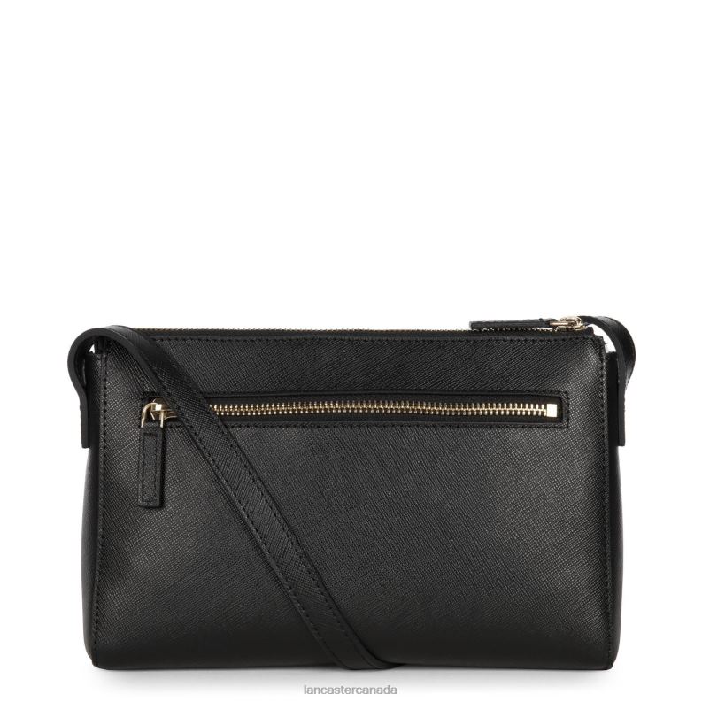 Women Crossbody Bag Saffiano Signature 4J6H2084 Bag Noir Lancaster Paris