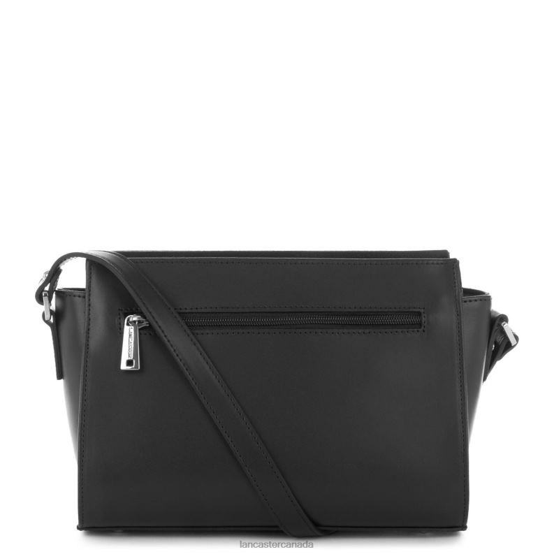 Women Crossbody Bag Smooth 4J6H756 Bag Noir Lancaster Paris
