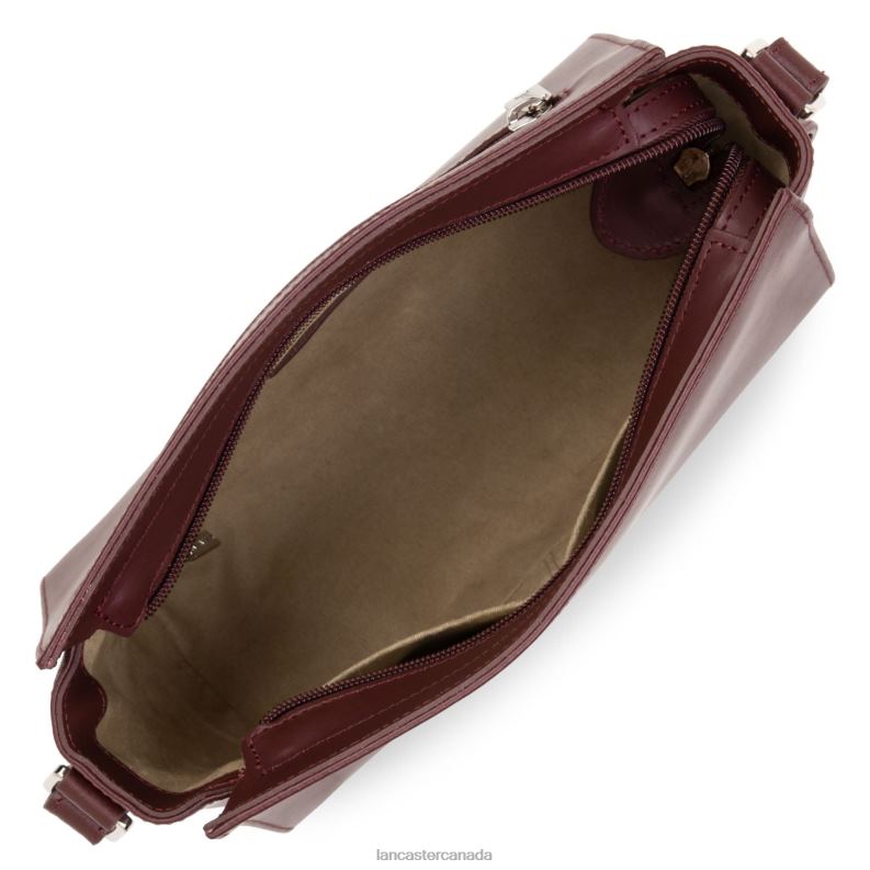 Women Crossbody Bag Smooth 4J6H760 Bag Bordeaux Lancaster Paris