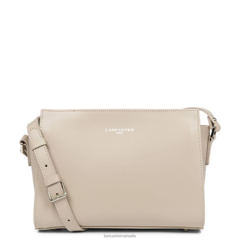 Women Crossbody Bag Smooth 4J6H762 Bag Galet Rose Lancaster Paris
