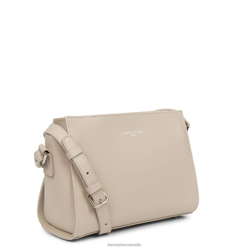 Women Crossbody Bag Smooth 4J6H762 Bag Galet Rose Lancaster Paris