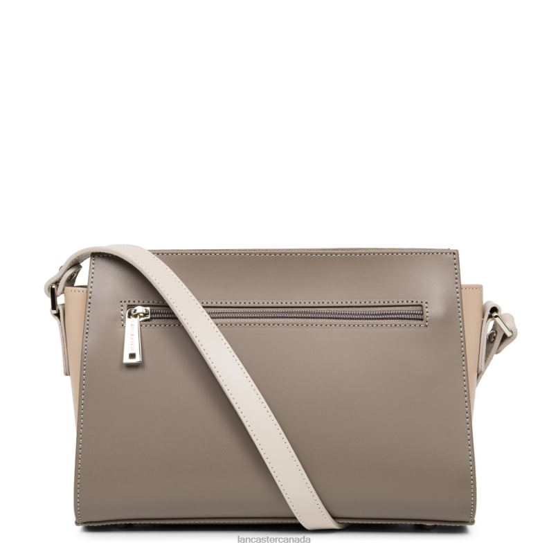 Women Crossbody Bag Smooth 4J6H764 Bag Taupe-Nude Fonce-Galet Rose Lancaster Paris