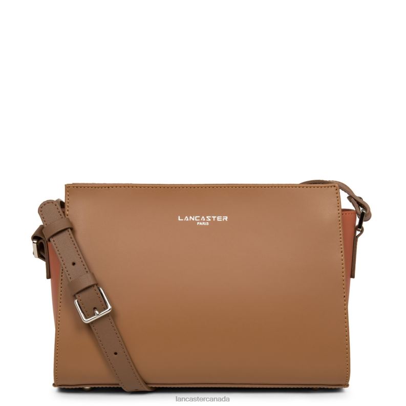 Women Crossbody Bag Smooth 4J6H767 Bag Camel-Potiron-Vison Lancaster Paris
