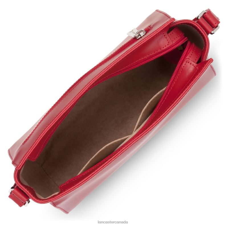 Women Crossbody Bag Smooth 4J6H773 Bag Rouge Lancaster Paris
