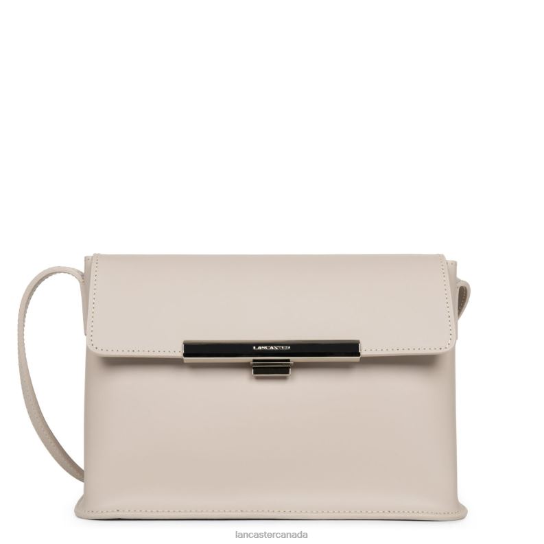 Women Crossbody Bag Smooth Lily 4J6H2309 Bag Galet Rose Lancaster Paris