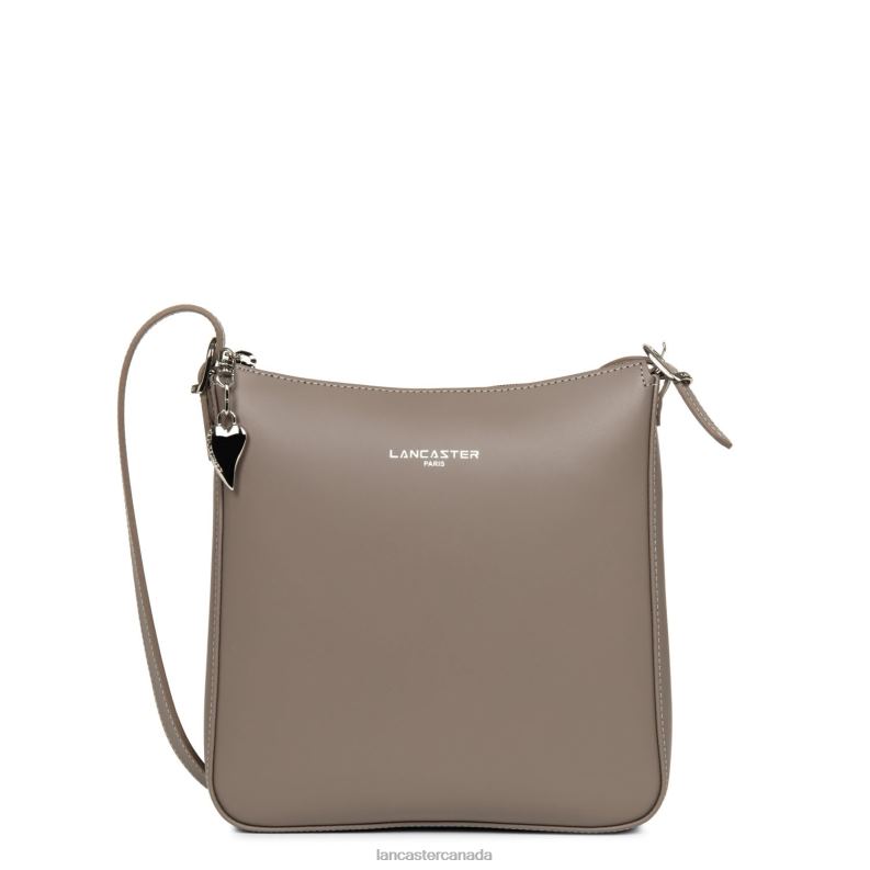 Women Crossbody Bag Smooth New 4J6H1911 Bag Taupe Lancaster Paris