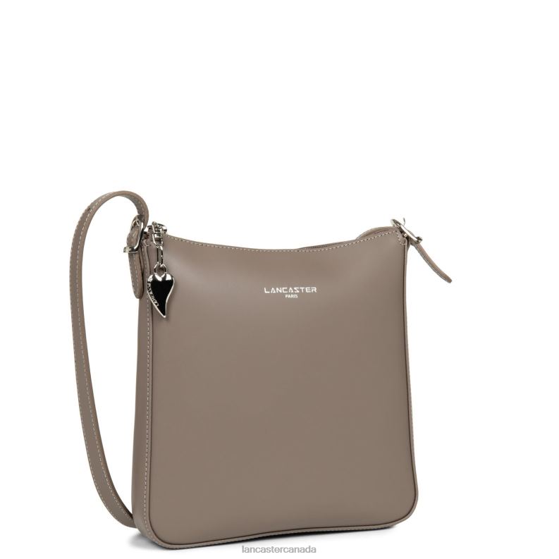 Women Crossbody Bag Smooth New 4J6H1911 Bag Taupe Lancaster Paris