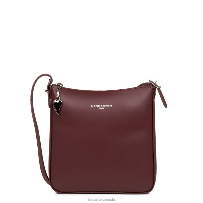 Women Crossbody Bag Smooth New 4J6H1912 Bag Bordeaux Lancaster Paris