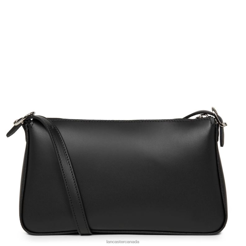 Women Crossbody Bag Smooth New 4J6H1969 Bag Noir Lancaster Paris
