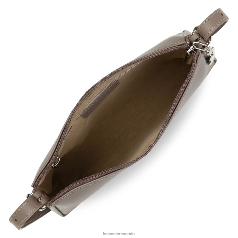 Women Crossbody Bag Smooth New 4J6H1972 Bag Taupe Lancaster Paris