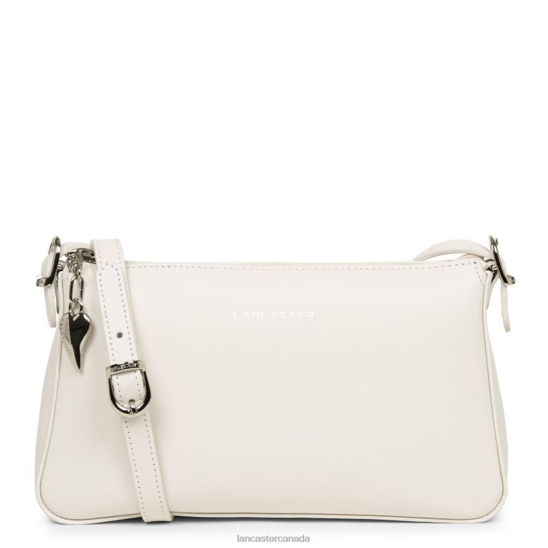 Women Crossbody Bag Smooth New 4J6H1975 Bag Ecru Lancaster Paris