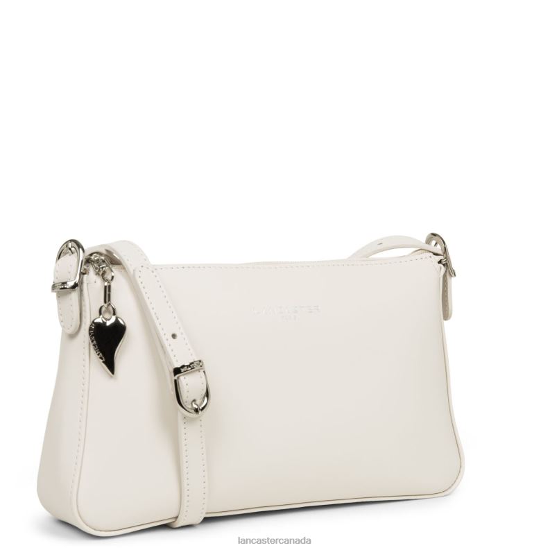 Women Crossbody Bag Smooth New 4J6H1975 Bag Ecru Lancaster Paris