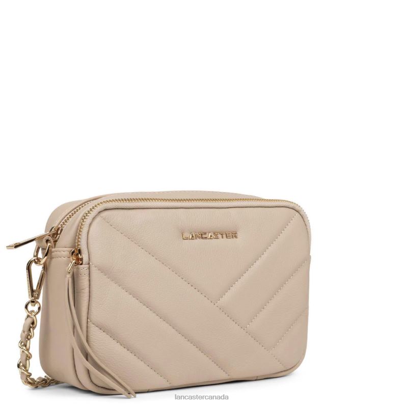 Women Crossbody Bag Soft Matelasse 4J6H1587 Bag Beige Lancaster Paris