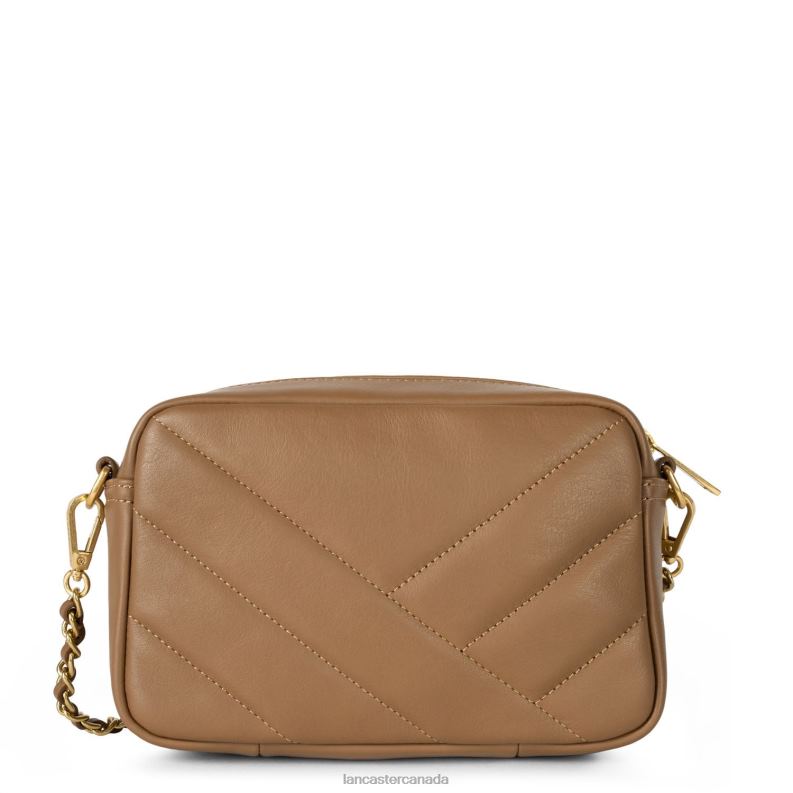 Women Crossbody Bag Soft Matelasse 4J6H1589 Bag Camel Lancaster Paris