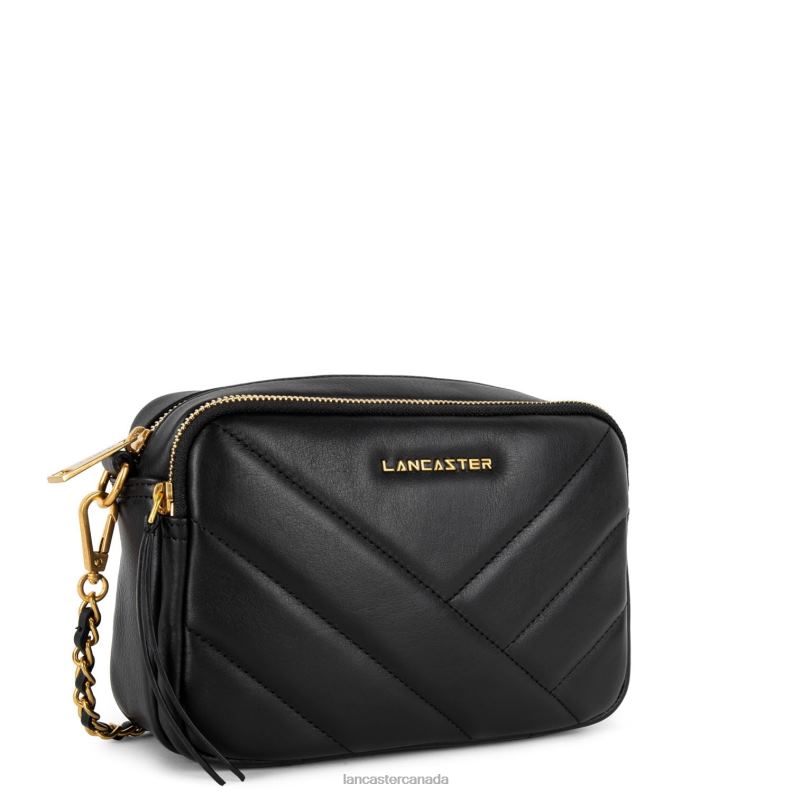 Women Crossbody Bag Soft Matelasse 4J6H1592 Bag Noir Lancaster Paris