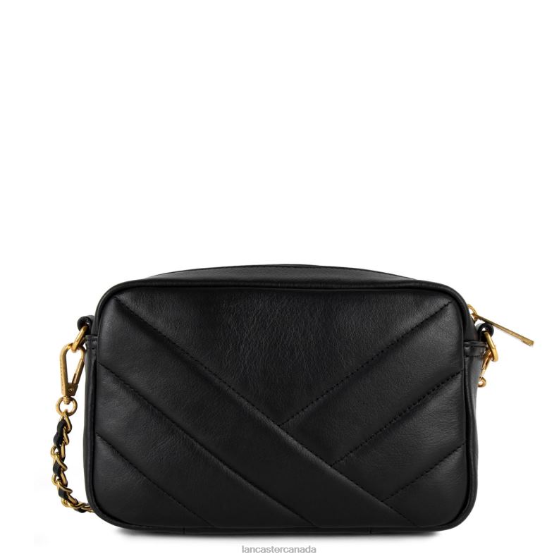 Women Crossbody Bag Soft Matelasse 4J6H1592 Bag Noir Lancaster Paris