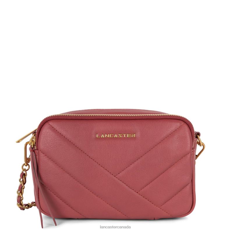 Women Crossbody Bag Soft Matelasse 4J6H1595 Bag Framboise Lancaster Paris