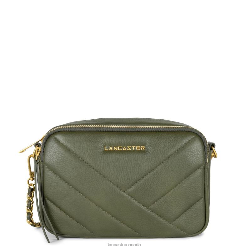 Women Crossbody Bag Soft Matelasse 4J6H1596 Bag Kaki Lancaster Paris