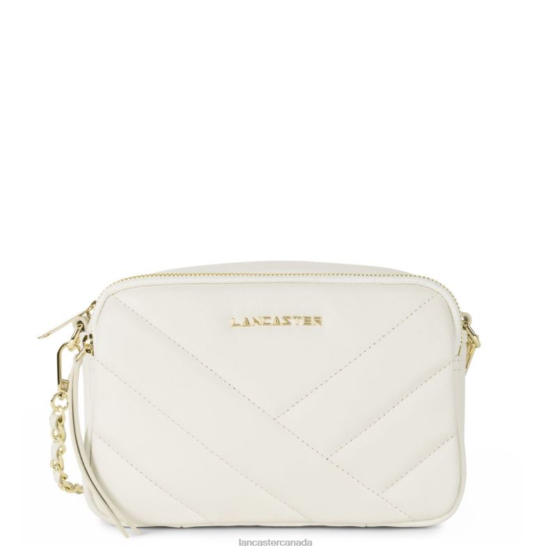 Women Crossbody Bag Soft Matelasse 4J6H1599 Bag Ecru Lancaster Paris