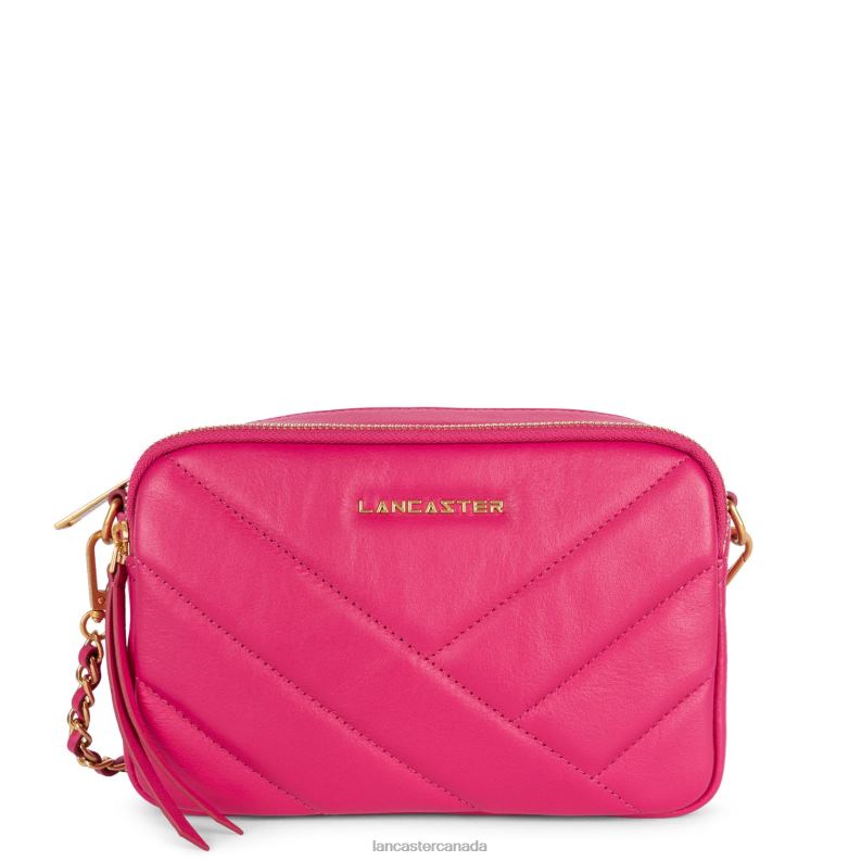 Women Crossbody Bag Soft Matelasse 4J6H1601 Bag Fuxia Lancaster Paris
