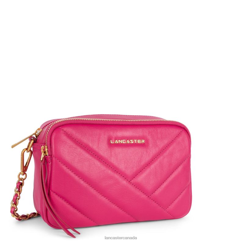 Women Crossbody Bag Soft Matelasse 4J6H1601 Bag Fuxia Lancaster Paris