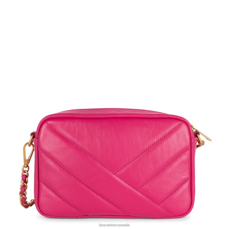 Women Crossbody Bag Soft Matelasse 4J6H1601 Bag Fuxia Lancaster Paris